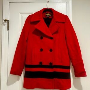 Rugby Ralph Lauren Women’s Bold Red Pea Coat